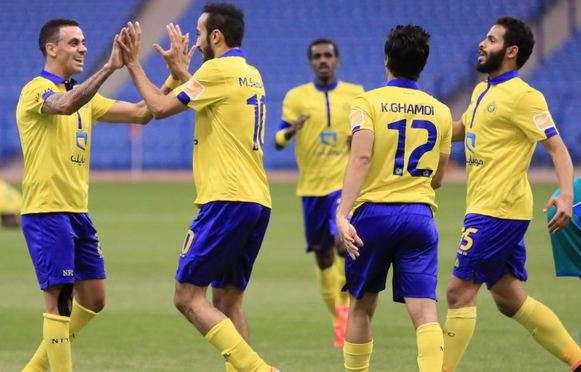 لاعبو النصر السعودي