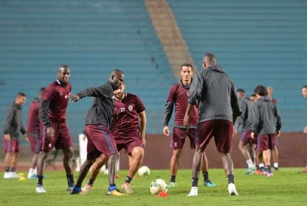 من تدريبات منتخب ليبيا بملعب رادس