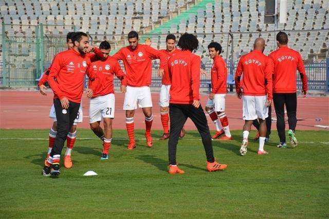 من تدريبات المنتخب المصري اليوم 