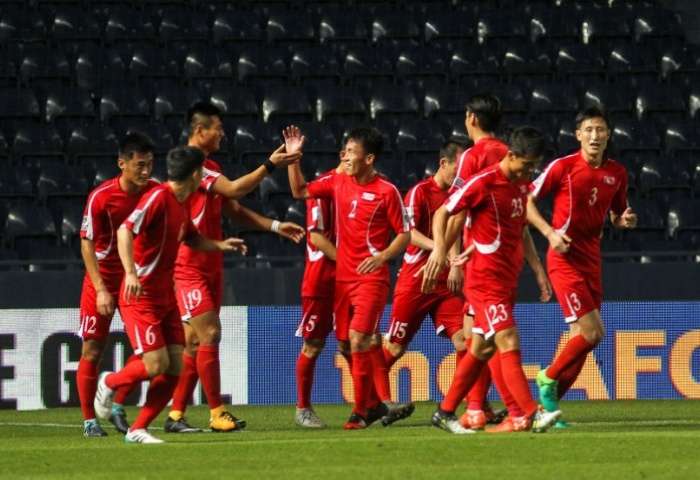 لاعبو كوريا الشمالية