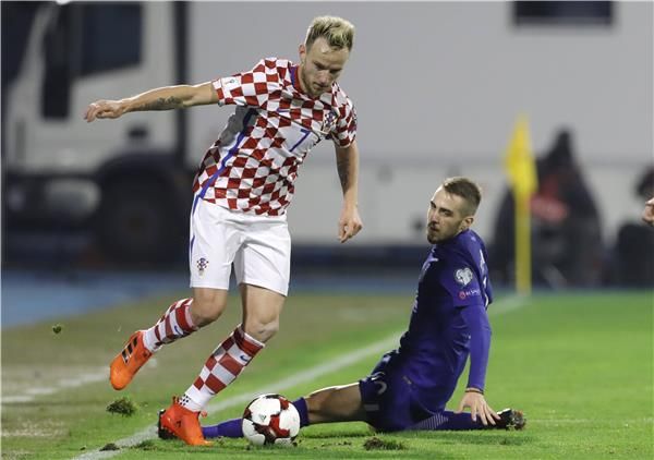 إيفان راكيتيتيش خلال المباراة