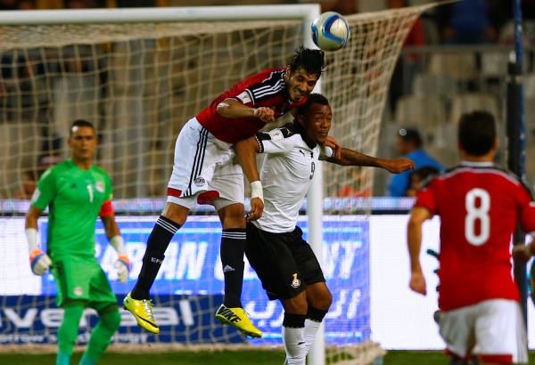 من مواجهة الذهاب بين مصر وغانا