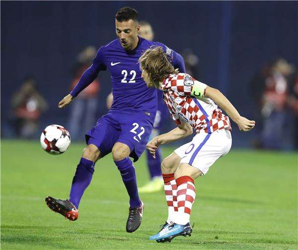 من لقاء كرواتيا واليونان