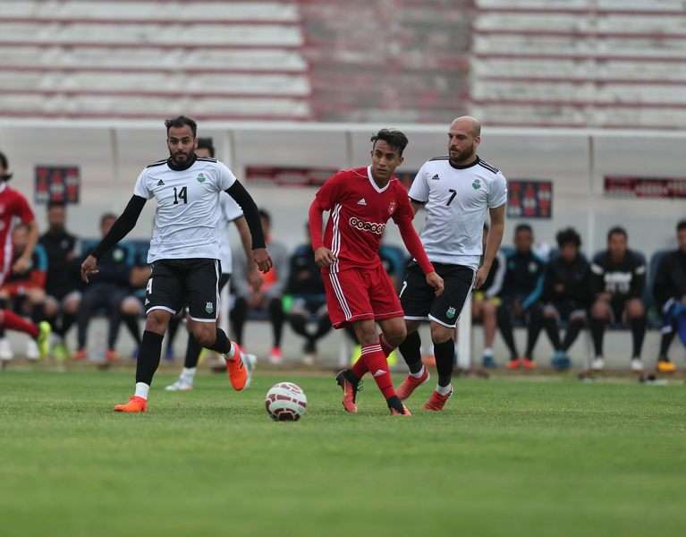 لقطة من المباراة
