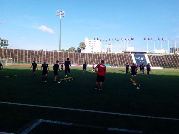 جانب من التدريبات