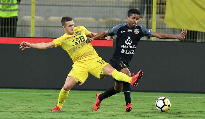 لقطة من المباراة