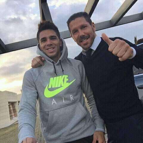 دييجو سيميوني ونجله