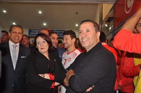 معلول يتلقى تهاني وزيرة الرياضة