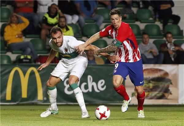 من لقاء سابق بين إلتشي واتلتيكو مدريد