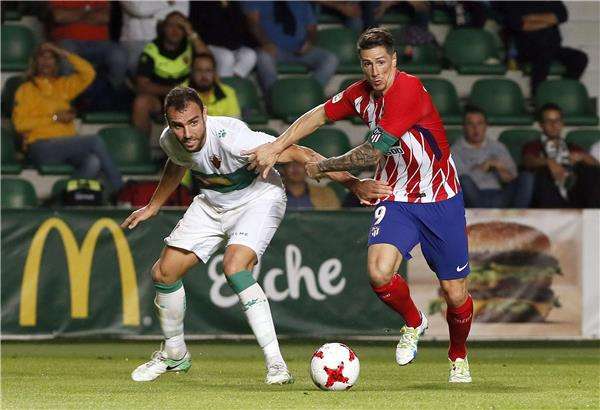 من لقاء سابق بين إلتشي واتلتيكو مدريد