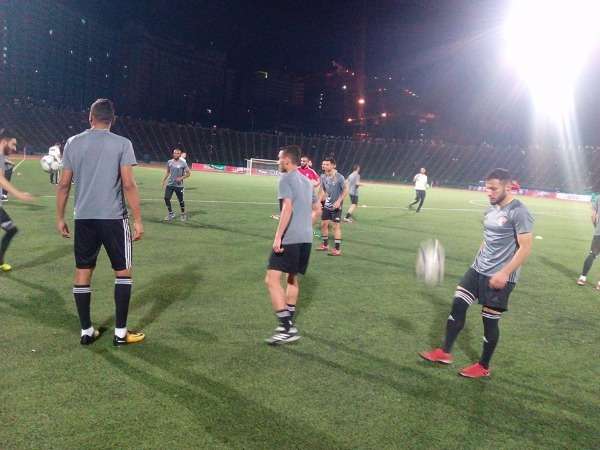 من تدريبات المنتخب الأردني اليوم