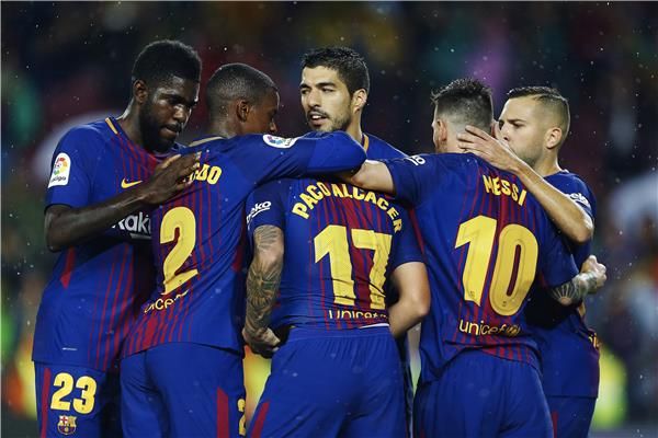 لاعبو برشلونة