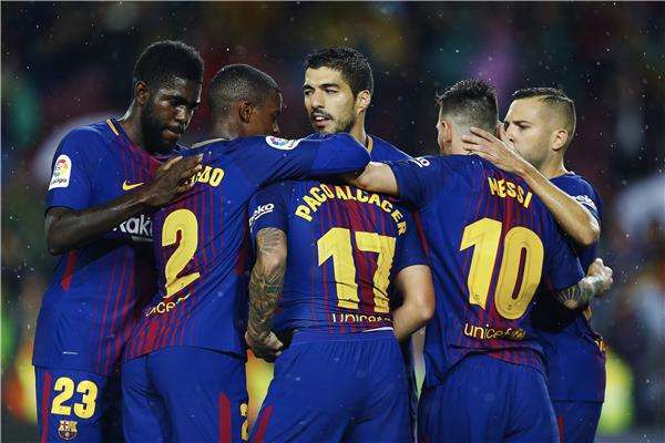 لاعبو برشلونة