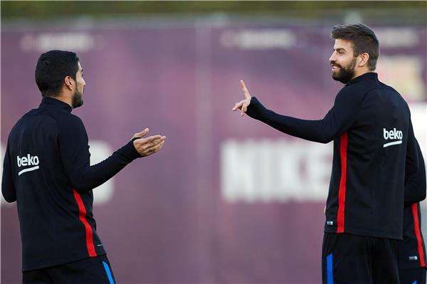 من تدريبات برشلونة