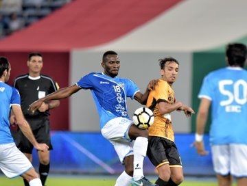 جانب من مباراة القادسية والسالمية