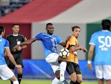 جانب من مباراة القادسية والسالمية