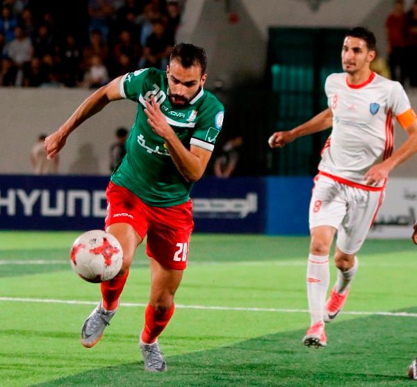 جانب من لقاء الوحدات وشباب العقبة