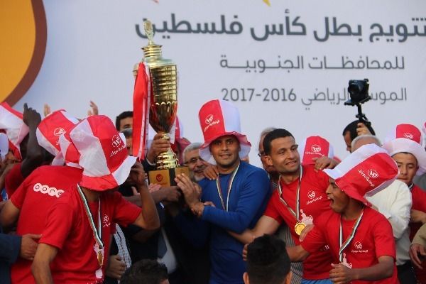 شباب رفح بطل الكأس