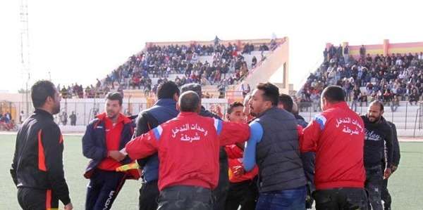 جانب من أحداث مباراة المتلوي والترجي