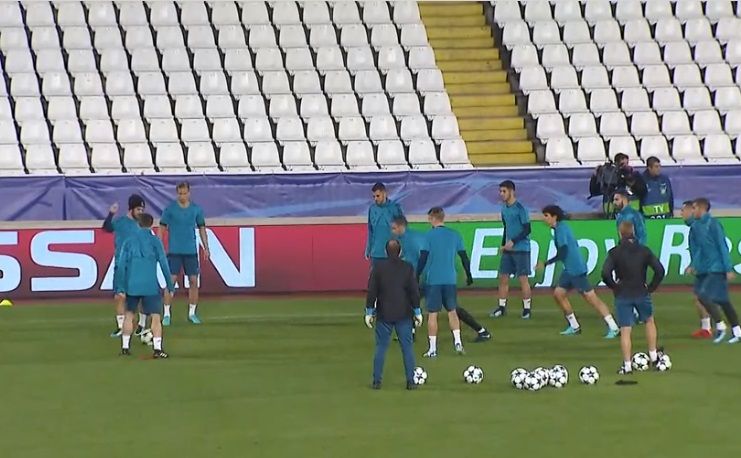 تدريبات ريال مدريد في قبرص