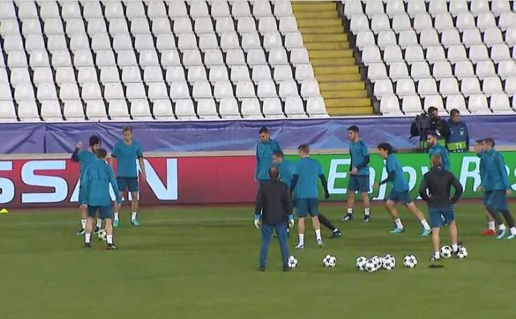 تدريبات ريال مدريد في قبرص