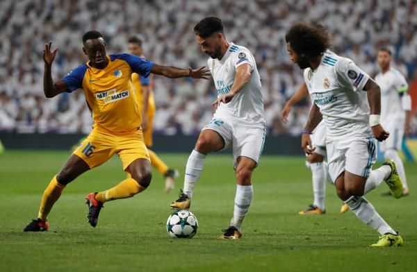 من مباراة الذهاب بين ريال مدريد وأبويل نيقوسيا