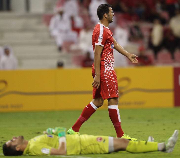 من إحدى مباريات العربي