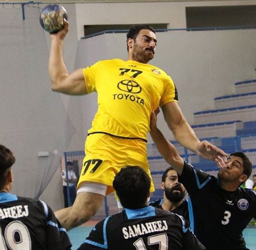 لقطة من مباراة الأهلي مع سماهيج