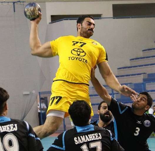 لقطة من مباراة الأهلي مع سماهيج