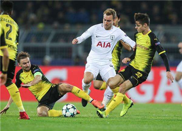 من مباراة بوروسيا دورتموند وتوتنهام