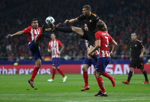 من لقاء أتلتيكو مدريد وروما