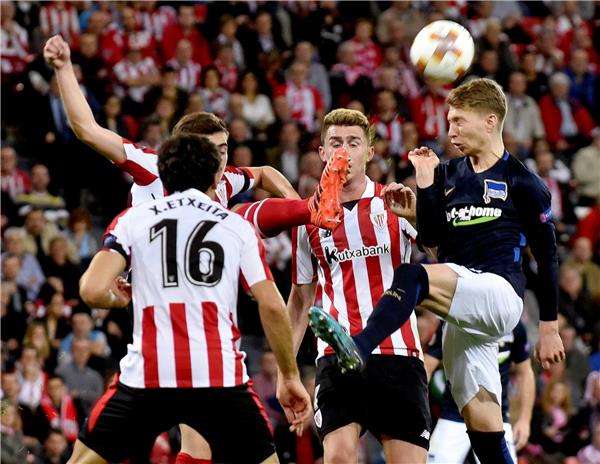 من لقاء بيلباو وهيرتا برلين