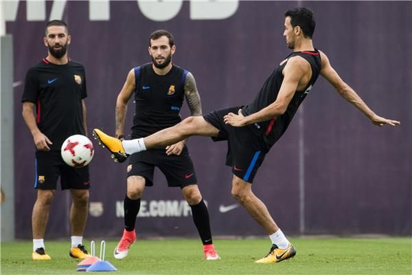 توران في تدريبات برشلونة - أرشيفية