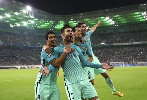 لاعبو برشلونة
