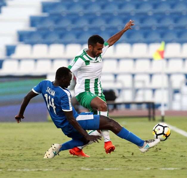 لقطة من المباراة