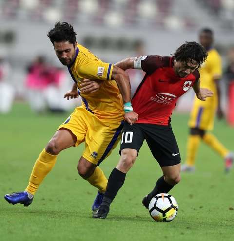 لقطة من المباراة