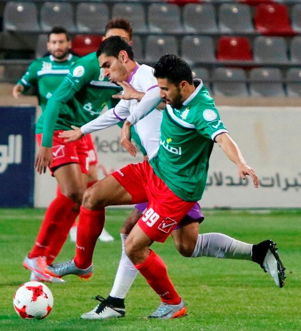 من لقاء سابق بين الوحدات واليرموك