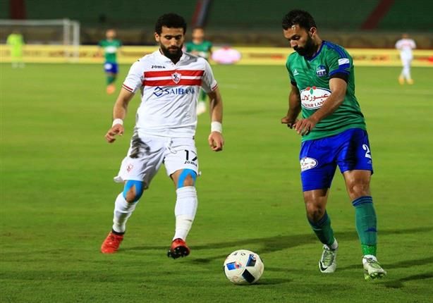 من لقاء سابق بين الزمالك والمقاصة