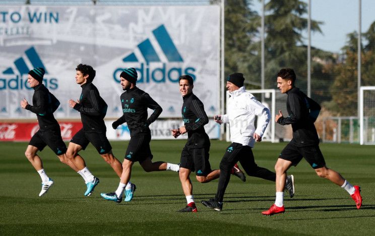 من تدريبات ريال مدريد 