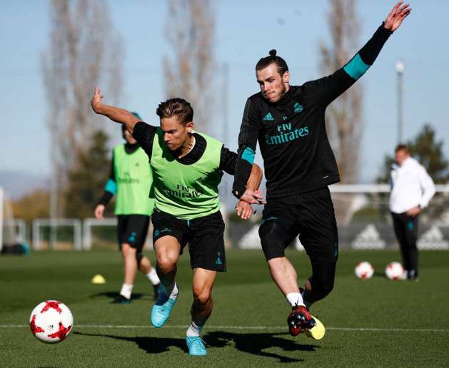 بيل في تدريبات الريال