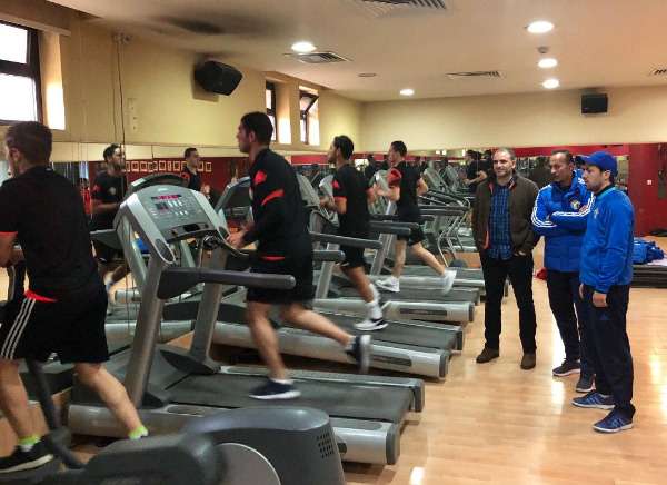 جانب من التدريبات