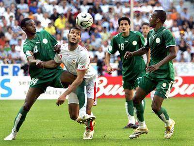 من لقاء تونس والسعودية في 2006