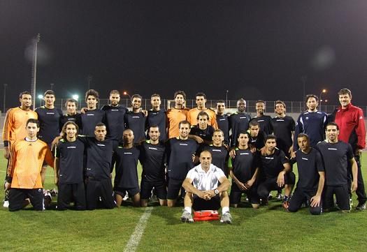 جانب من التدريب الاخير لفريق شباب الاردن