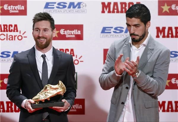 لويس سواريز وليو ميسي