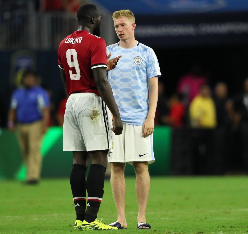 belgian-international-team-mates-romelu-lukaku-and-kevin-de-bruyne-talk-after-the-game-in-houston