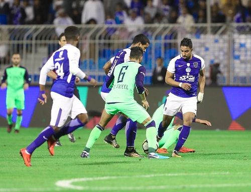 لقطة من لقاء الهلال والأهلي