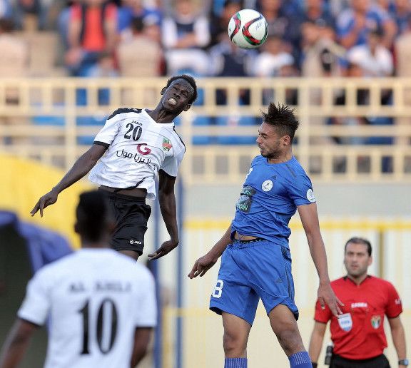 من لقاء سابق بين الرمثا والأهلي