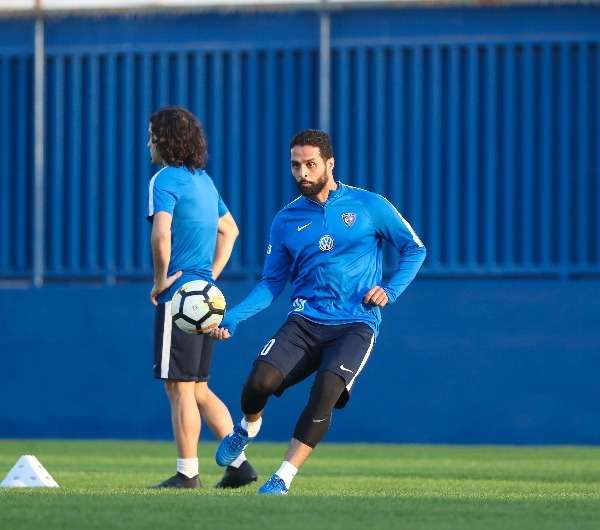 جانب من تدريبات الهلال 