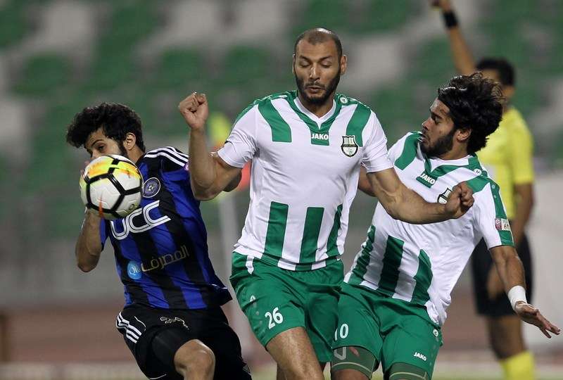 لقطة من المباراة