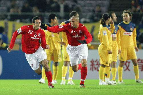 أبو تريكة بعد هدف الفوز أمام كلوب أمريكا